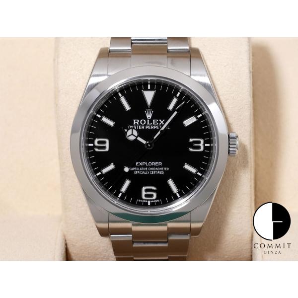 ロレックス エクスプローラーI Ref.214270 ステンレススチール ブラック文字盤
