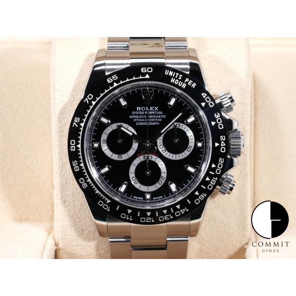ロレックス デイトナ Ref.116500LN ステンレススチール ブラック文字盤