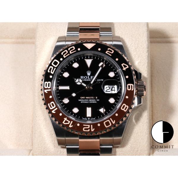 ロレックス GMTマスターII Ref.126711CHNR SS/ERG ブラック文字盤
