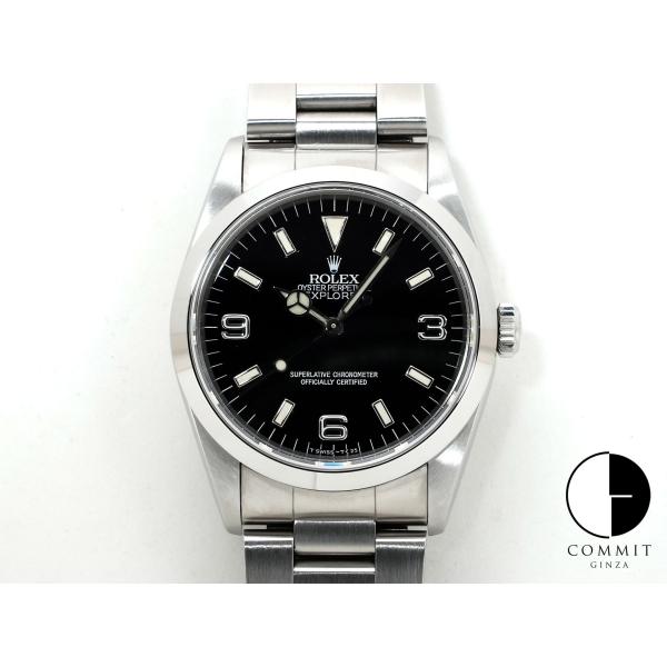 ロレックス エクスプローラーI Ref.14270 ステンレススチール ブラック文字盤 オイスターブ...
