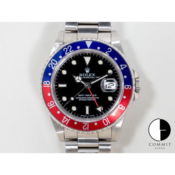 ロレックス GMTマスター Ref.16700 SS ブラック文字盤 オイスターブレスレット