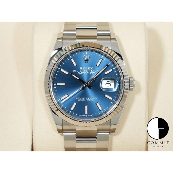 ロレックス デイトジャスト36 Ref.126234 ステンレススチール/ホワイトゴールド ブライト...