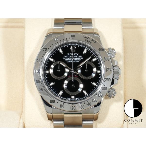 ロレックス デイトナ Ref.116520 ステンレススチール ブラック文字盤
