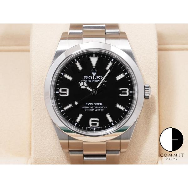 ロレックス エクスプローラーI Ref.214270 SS ブラック文字盤