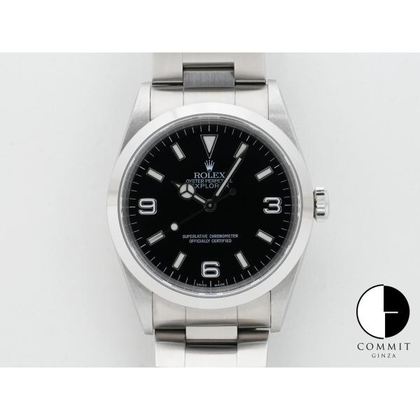ロレックス エクスプローラーI Ref.14270 ステンレススチール ブラック文字盤 オイスターブ...