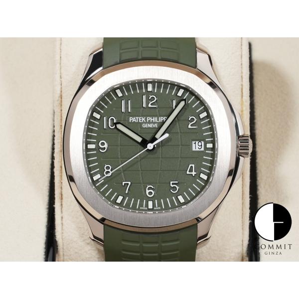 パテックフィリップ アクアノート Ref.5168G-010 18KWG カーキグリーン文字盤
