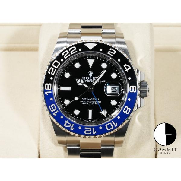 ロレックス GMTマスターII Ref.126710BLNR SS ブラック文字盤 オイスターブレス...