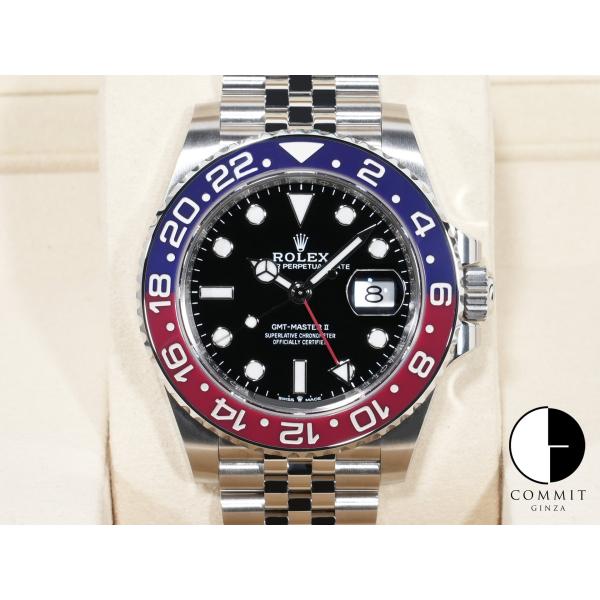 ロレックス GMTマスターII Ref.126710BLRO SS ブラック文字盤 ジュビリーブレス...