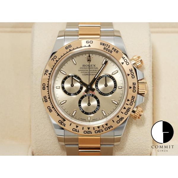 ロレックス デイトナ Ref.126503 ステンレススチール/イエローゴールド ゴールデン文字盤