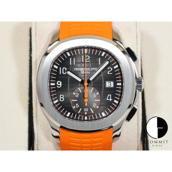パテックフィリップ アクアノート クロノグラフ Ref.5968A-001 ステンレススチール ブラ...