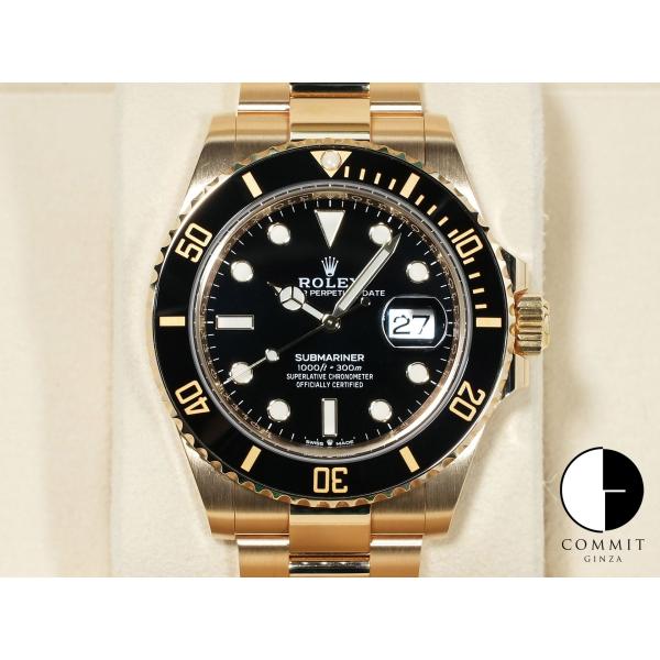 ロレックス サブマリーナー デイト Ref.126618LN イエローゴールド ブラック文字盤