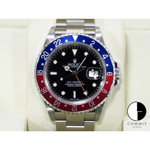 ロレックス GMTマスターII Ref.16710 SS ブラック文字盤 オイスターブレスレット