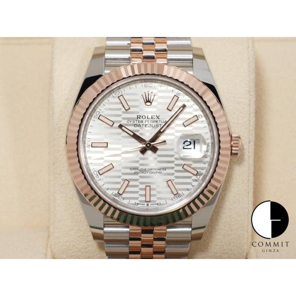 ロレックス デイトジャスト41 Ref.126331 SS/ERG シルバーフルーテッド文字盤