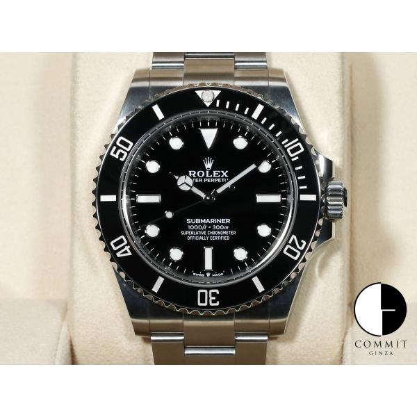 ロレックス サブマリーナー ノンデイト Ref.124060 ステンレススチール ブラック文字盤