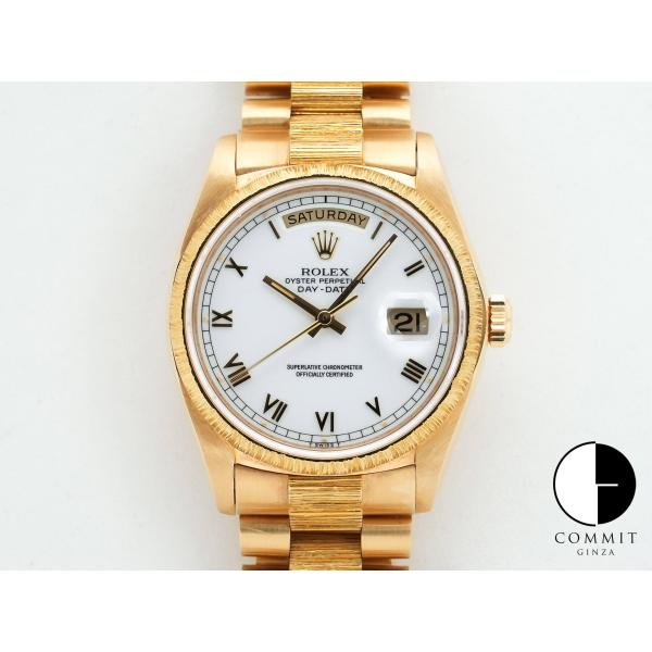 ロレックス デイデイト Ref.18078 イエローゴールド ホワイトローマン文字盤