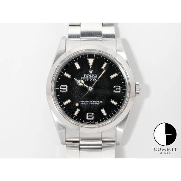 ロレックス エクスプローラーI Ref.14270 ステンレススチール ブラック文字盤 オイスターブ...