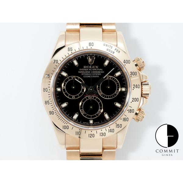ロレックス デイトナ Ref.116528 18KYG ブラック文字盤