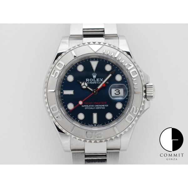 ロレックス ヨットマスター40 Ref.126622 ステンレススチール/プラチナ ブライトブルー文...