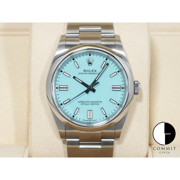 ロレックス オイスターパーペチュアル36 Ref.126000 ステンレススチール ターコイズ文字盤