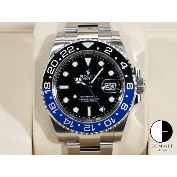 ロレックス GMTマスターII Ref.126710BLNR SS ブラック文字盤 オイスターブレス...