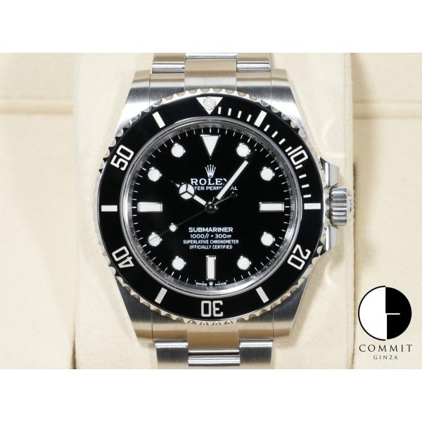 ロレックス サブマリーナー ノンデイト Ref.124060 ステンレススチール ブラック文字盤