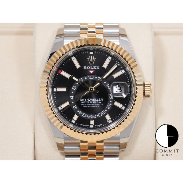 ロレックス スカイドゥエラー Ref.336933 ステンレススチール/イエローゴールド ブライトブ...