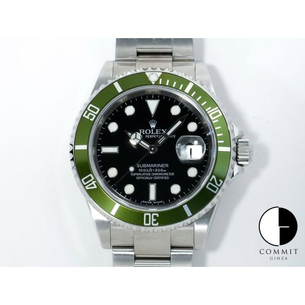 ロレックス サブマリーナー デイト Ref.16610LV ステンレススチール ブラック文字盤
