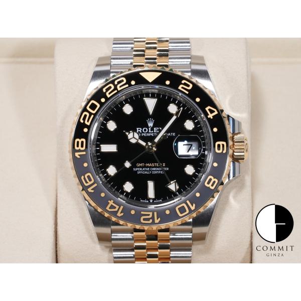 ロレックス GMTマスターII Ref.126713GRNR ステンレススチール/イエローゴールド ...