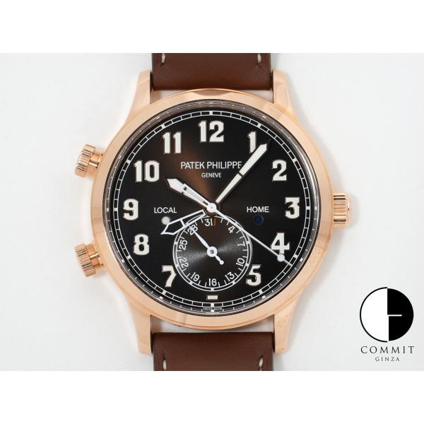パテックフィリップ カラトラバ パイロット トラベルタイム Ref.5524R-001 ローズゴール...