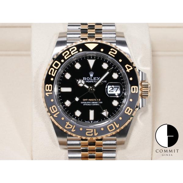 ロレックス GMTマスターII Ref.126713GRNR ステンレススチール/イエローゴールド ...