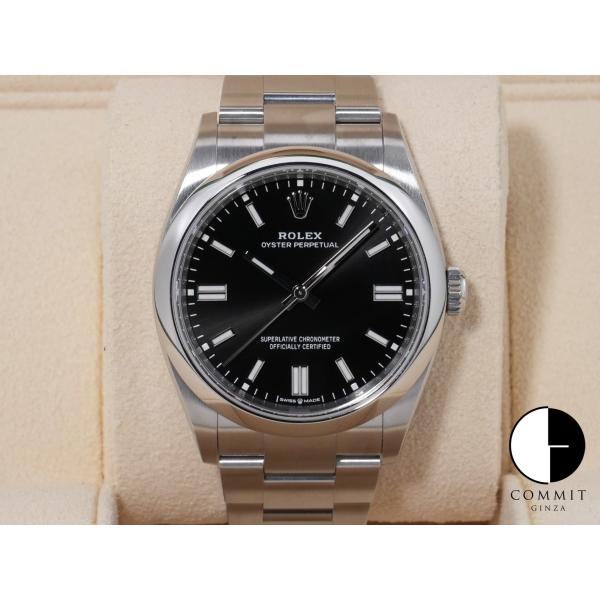 ロレックス オイスターパーペチュアル36 Ref.126000 SS ブラック文字盤