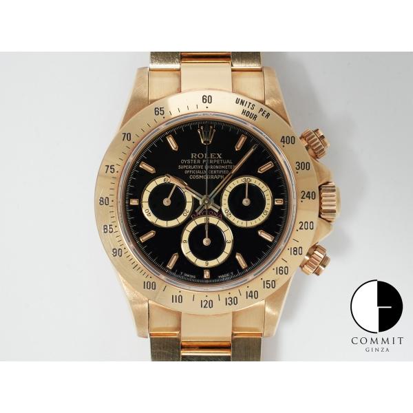 ロレックス デイトナ エルプリメロ Ref.16528 イエローゴールド ブラック文字盤