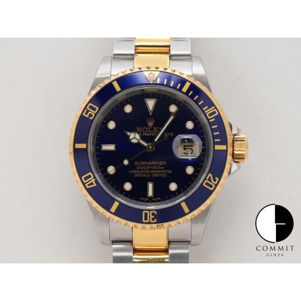 ロレックス サブマリーナー デイト Ref.16613 SS/YG ブルー文字盤