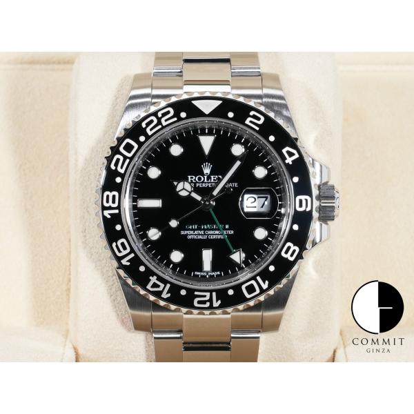 ロレックス GMTマスターII Ref.116710LN SS ブラック文字盤