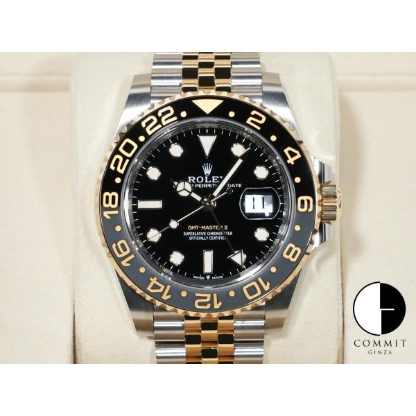 ロレックス GMTマスターII Ref.126713GRNR ステンレススチール/イエローゴールド ...