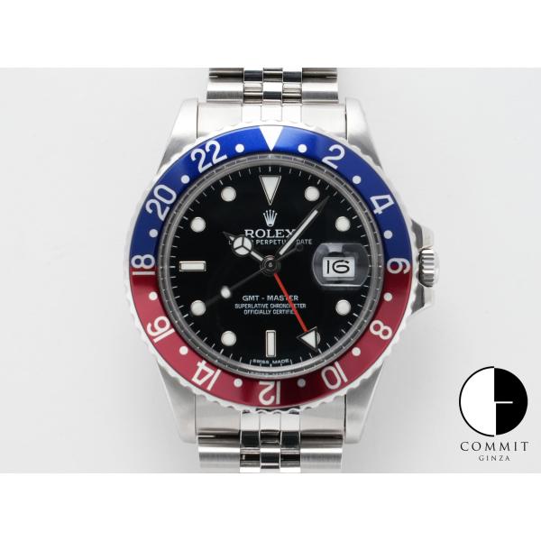 ロレックス GMTマスター Ref.16750 ステンレススチール ブラック文字盤 ジュビリーブレス...