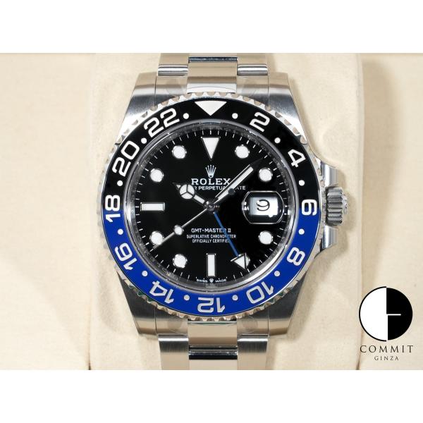 ロレックス GMTマスターII Ref.126710BLNR SS ブラック文字盤 オイスターブレス...