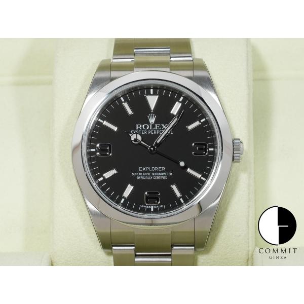 ロレックス エクスプローラーI Ref.214270 SS ブラック文字盤