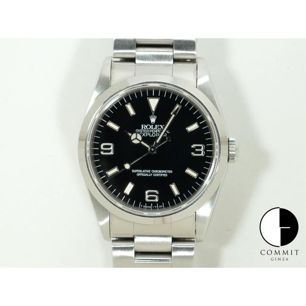 ロレックス エクスプローラーI Ref.14270 SS ブラック文字盤
