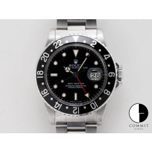 ロレックス GMTマスター Ref.16750 SS ブラック文字盤｜commitginza