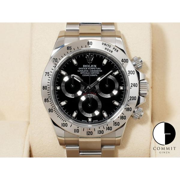ロレックス デイトナ Ref.116520 SS ブラック文字盤