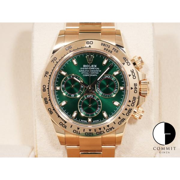 ロレックス デイトナ Ref.116508 18KYG グリーン文字盤