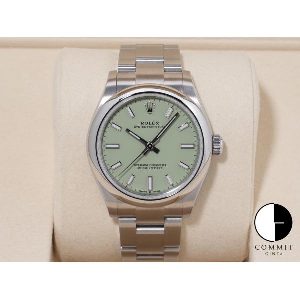 ロレックス オイスターパーペチュアル31 Ref.277200 ステンレススチール ピスタチオ文字盤