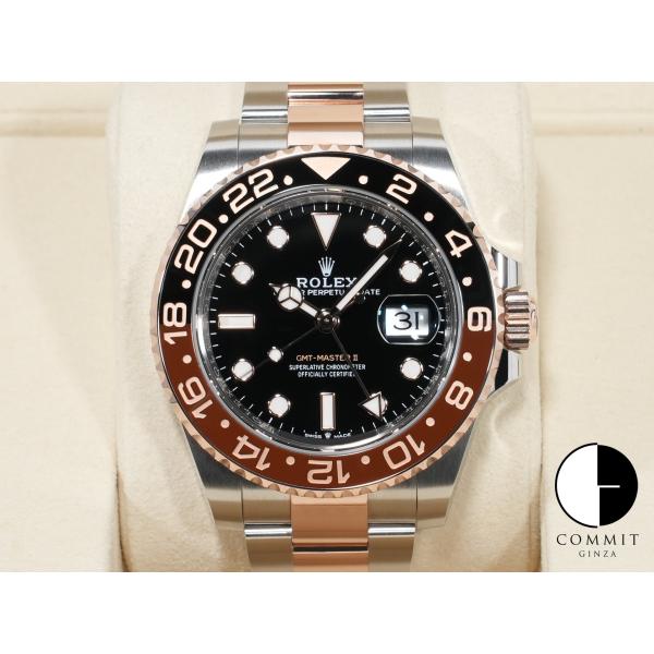 ロレックス GMTマスターII Ref.126711CHNR SS/ERG ブラック文字盤