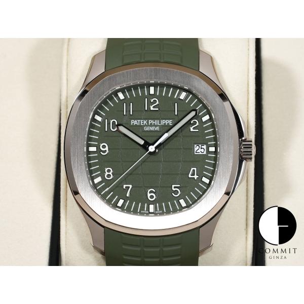 パテックフィリップ アクアノート Ref.5168G-010 ホワイトゴールド カーキグリーン文字盤