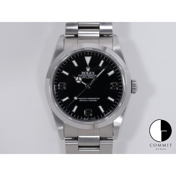 ロレックス エクスプローラーI Ref.14270 SS ブラック文字盤
