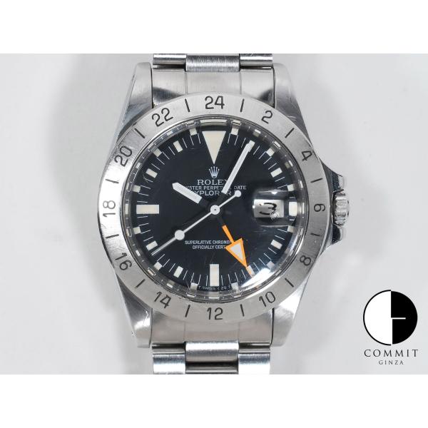 ロレックス エクスプローラーII Ref.1655 SS ブラック文字盤
