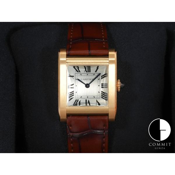 カルティエ タンク ノルマル Ref.WGTA0108 イエローゴールド シルバー文字盤