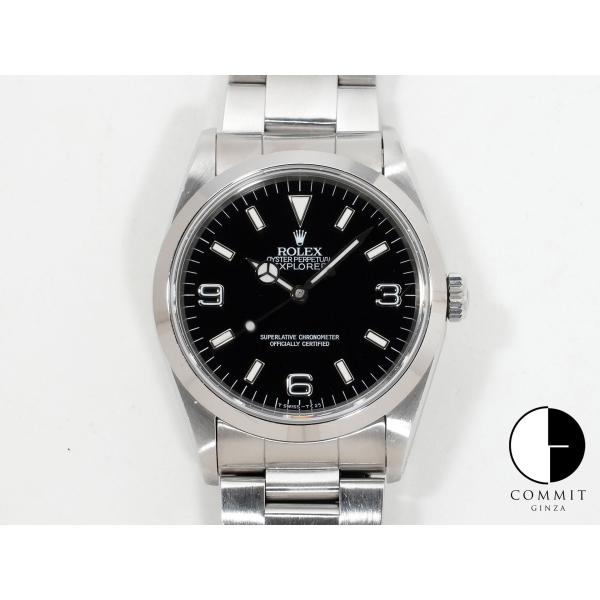 ロレックス エクスプローラーI Ref.14270 SS ブラック文字盤