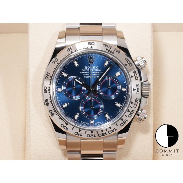 ロレックス デイトナ Ref.116509 ホワイトゴールド ブルー文字盤
